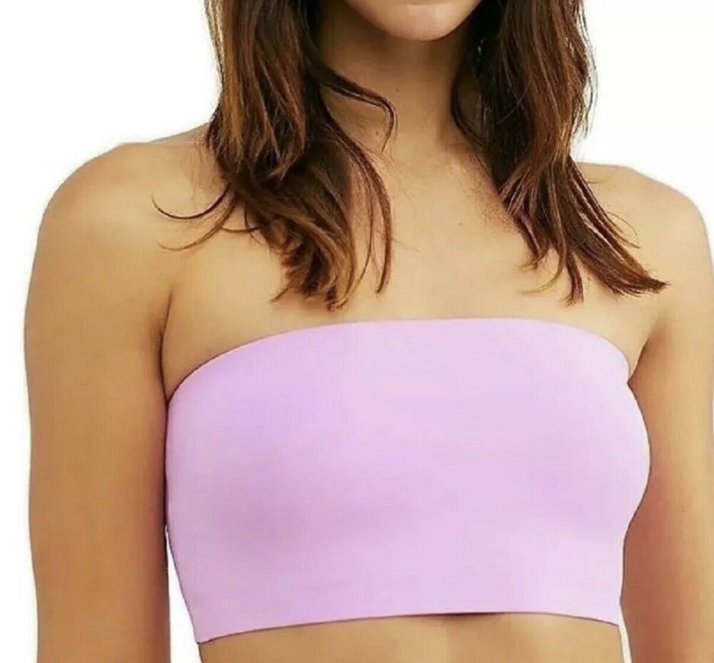 Free People Intimately Nina Bandeau Small Strapless Electric Orchid Strapless